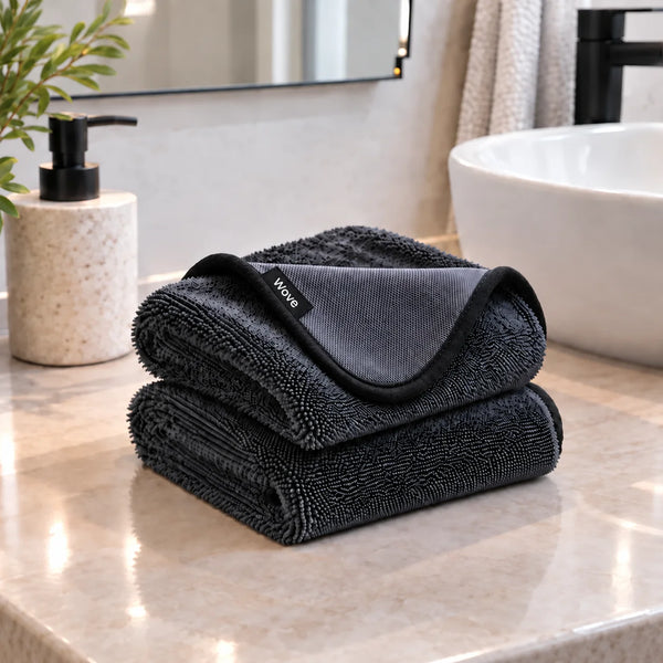 Tørkeklut i Mikrofiber – Stripefri mot Kalk og Vannflekker